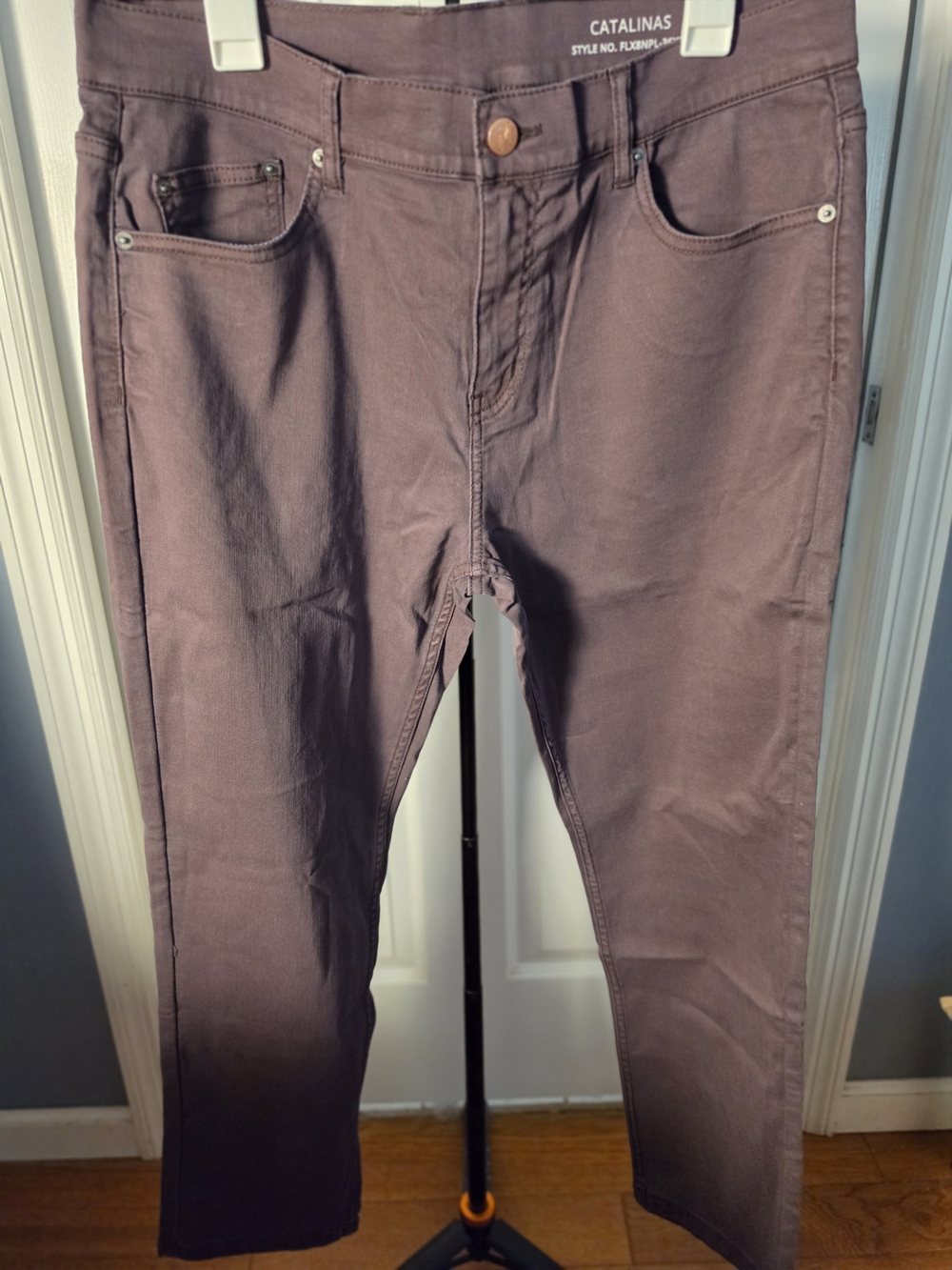 Mugsy Catalina Men's Straight Jeans in Deep Plum Size 36×30
